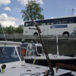 Touringcar langs de Seine